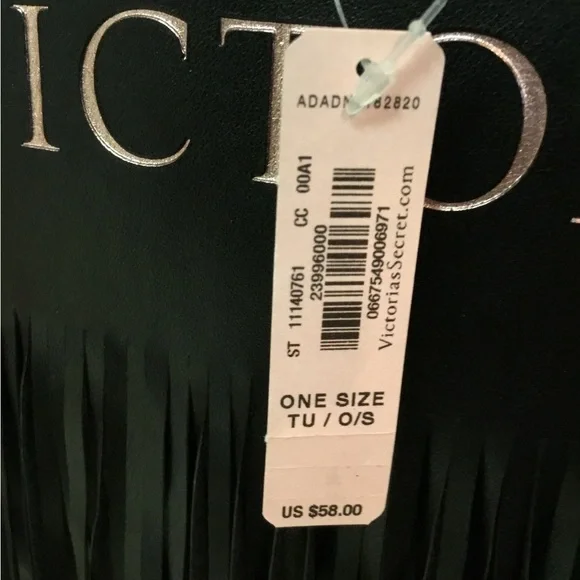 Victoria,s Secret New W/ Tag Black Bag - Picture 2 of 5